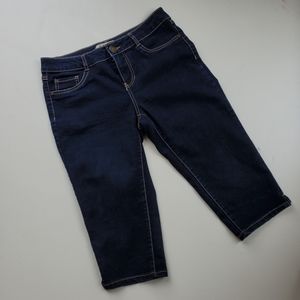 d jeans New York dark wash capris